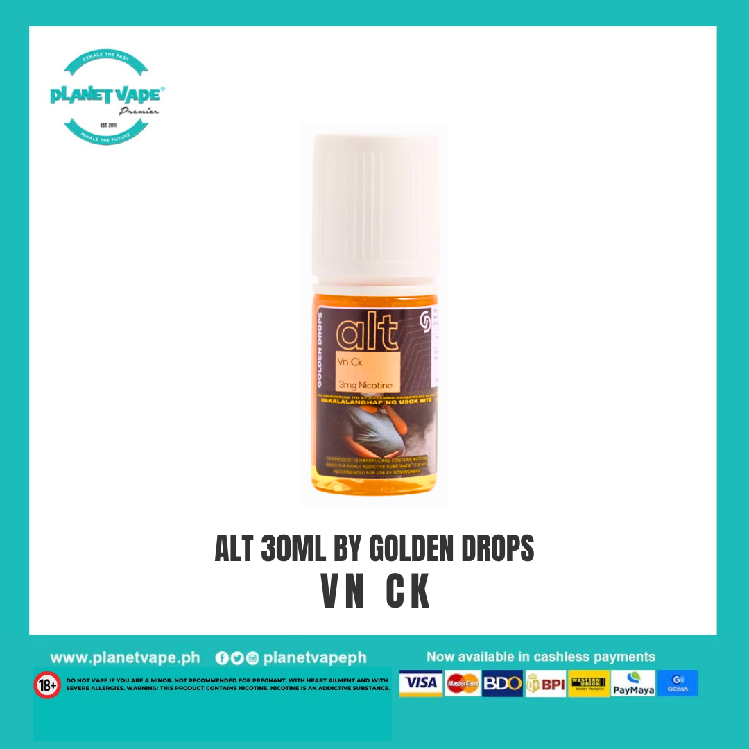 ALT E-Juice 30ML by Golden Drops