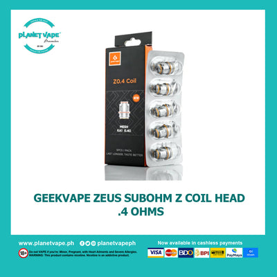 GeekVape Zeus Subohm Z Coil Head per piece