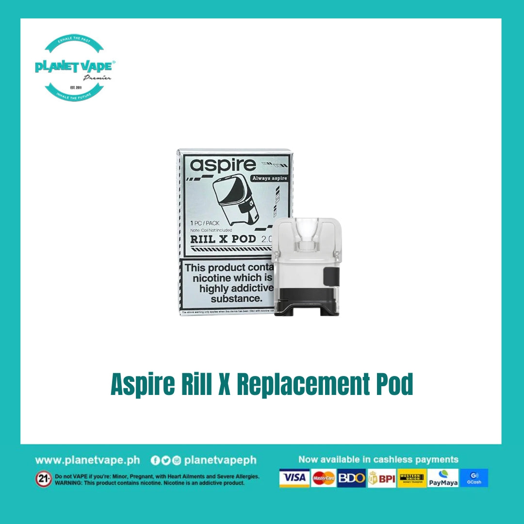Aspire Riil X replacement pod (Sold per piece)